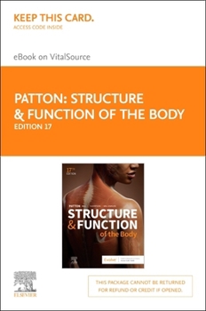 Printed Access Code Structure & Function of the Body - Elsevier eBook on VitalSource (Retail Access Card) Book