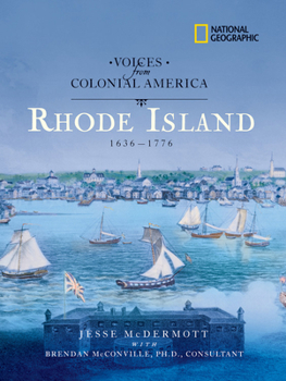 Hardcover Voices from Colonial America: Rhode Island 1636-1776 (Direct Mail Edition) Book