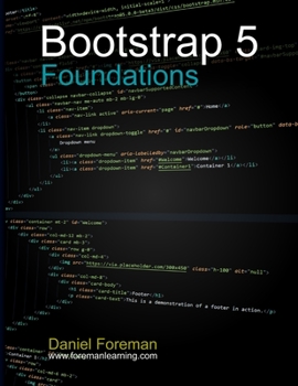 Paperback Bootstrap 5 Foundations Book