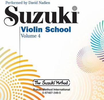 Paperback SUZUKI - Escuela 4º para Violin (CD Acompañamiento) (Inc.Pistas Separadas de Acompañamiento) (Nadien) Book