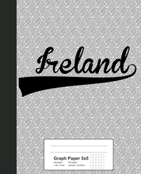 Paperback Graph Paper 5x5: IRELAND Notebook Book