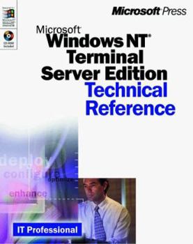 Hardcover Microsoft Windows NT Server 4.0 Terminal Server: Technical Reference [With CDROM] Book