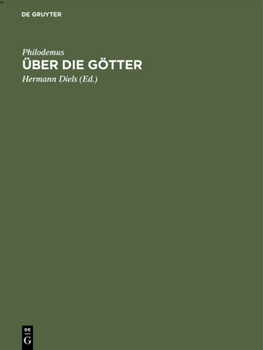 Hardcover Über die Götter [German] Book