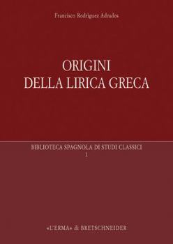 Paperback Origini Della Lirica Greca [Italian] Book