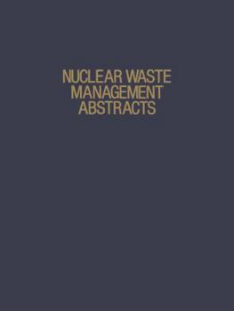 Paperback Nuclear Waste Management Abstracts Book