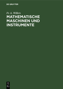 Hardcover Mathematische Maschinen Und Instrumente [German] Book