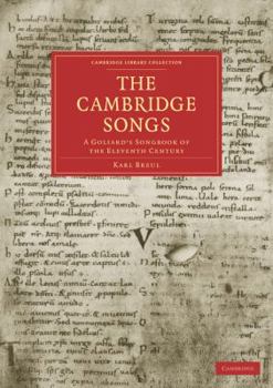 Paperback The Cambridge Songs: A Goliard's Songbook of the Eleventh Century Book