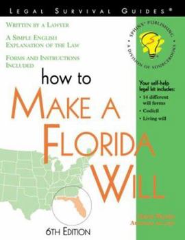 Paperback How to Make a Florida Will Book