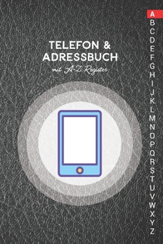 Paperback Telefon & Adressbuch mit A-Z Register: Telefonbuch zum eintragen [German] Book