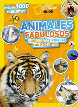 Hardcover Animales Fabulosos: Libro de Actividades Con Etiquetas [Spanish] Book