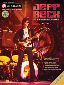 Paperback Jeff Beck: Jazz Play-Along Volume 135 Book