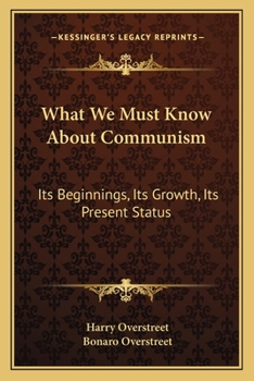 Paperback What We Must Know About Communism: Its Beginnings, Its Growth, Its Present Status Book