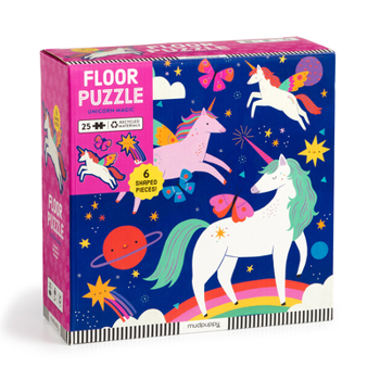 Misc. Unicorn Magic 25 Piece Floor Puzzle with Shaped Pieces Book