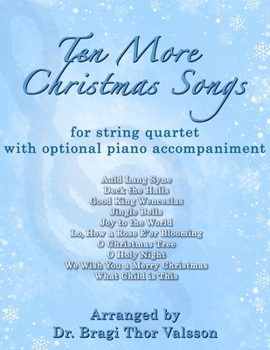 Paperback Ten More Christmas Songs for String Quartet Book