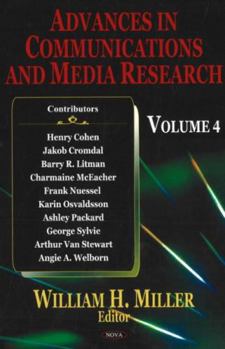 Hardcover Advances in Communications and Media Research Book