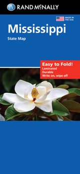 Map Rand McNally Easy to Fold: Mississippi State Laminated Map Book