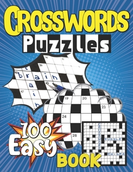 Paperback 100 Easy Crosswords Puzzles Book