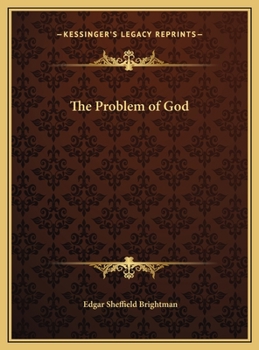 Hardcover The Problem of God Book