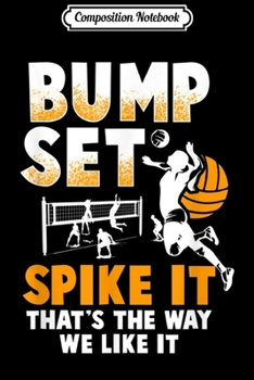 Composition Notebook: Volleyball Lover Gift Volleyball Player  Journal/Notebook Blank Lined Ruled 6x9 100 Pages