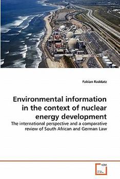 Paperback Environmental information in the context of nuclear energy development Book