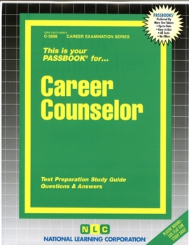 Spiral-bound Career Counselor: Passbooks Study Guide Book