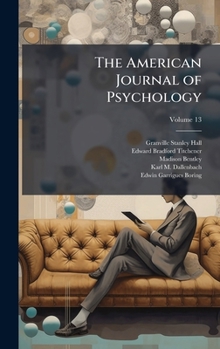 Hardcover The American Journal of Psychology Book
