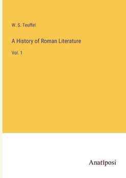 Paperback A History of Roman Literature: Vol. 1 Book