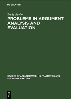 Hardcover Problems in Argument Analysis and Evaluation Book