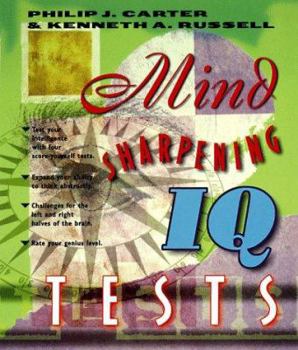 Spiral-bound Mind-Sharpening IQ Tests Book