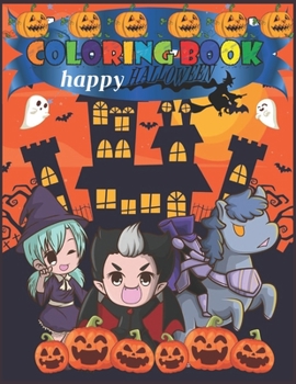 Paperback Happy HALLOWEEN: coloring book for kids ages 3-9 Book