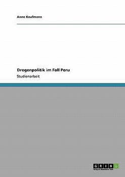 Paperback Drogenpolitik im Fall Peru [German] Book