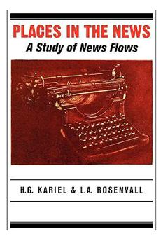 Paperback Places in the News: A Study of News Flows Book