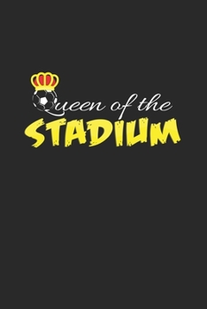 Paperback Queen of the stadium: 6x9 Groundhopping - dotgrid - dot grid paper - notebook - notes Book