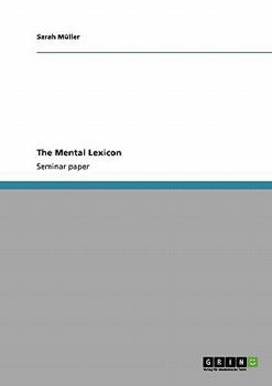 Paperback The Mental Lexicon Book