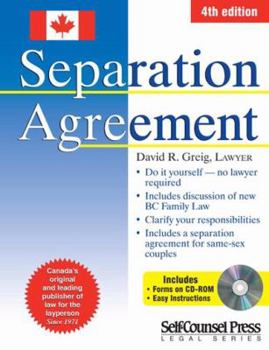 Paperback Separation Agreement Book