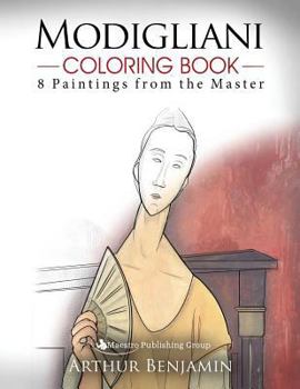 Paperback Modigliani Coloring Book: 8 Paintings from the Master Book