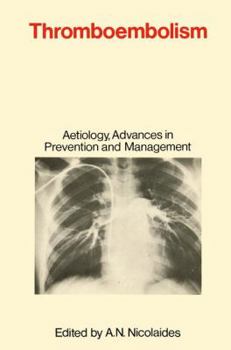 Paperback Thromboembolism: Aetiology, Advances in Prevention and Management Book