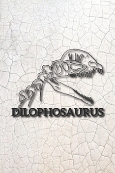Paperback Eikland - Notes: Dinosaurier Dilophosaurus Sch?del - Notizbuch 15,24 x 22,86 Punktgitter [German] Book