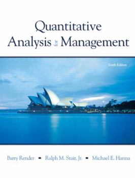 Hardcover Quantitative Analysis for Management Book