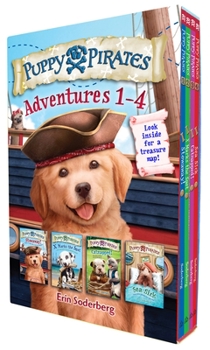Paperback Puppy Pirates Adventures 1-4 Boxed Set Book