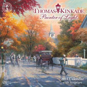 Calendar Thomas Kinkade Painter of Light with Scripture 2014 Mini Wall Calendar Book