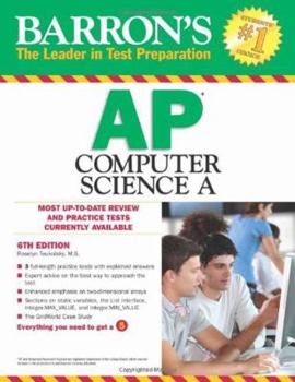 Paperback Barron's AP Computer Science A Book