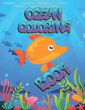 Paperback Ocean Coloring Book: Marine Life, Ocean Magic Life, Beach, Sea Animals Life, Relaxing coloring books. Ocean Coloring Book, Adult Coloring 1 Book