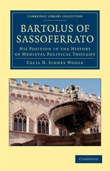 Paperback Bartolus of Sassoferrato: His Position in the History of Medieval Political Thought Book