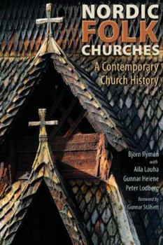 Paperback Nordic Folk Churches: A Contemporary Church History Book