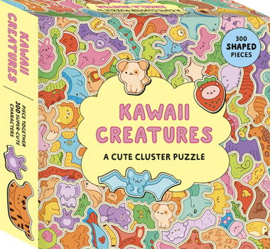 Misc. Kawaii Creatures: A Cute Cluster Puzzle: 300 Shaped Pieces Book