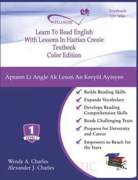 Paperback Learn To Read English With Lessons In Haitian Creole: Color Edition Book