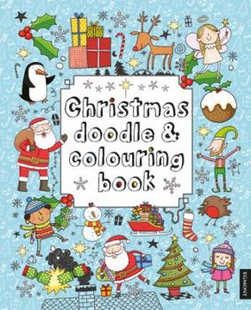 Paperback Christmas Doodle & Colouring Book
