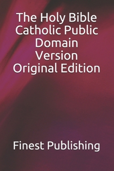Paperback The Holy Bible Catholic Public Domain Version Original Edition Book