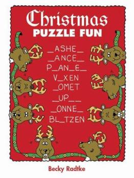 Paperback Christmas Puzzle Fun Book